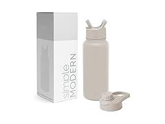 Simple Modern Water Bottle with Straw