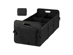 Simple Deluxe Car Trunk Organizer, Large Size, Black 