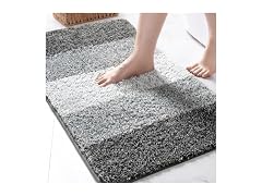 Exclusivo Mezcla Soft Absorbent Bathroom Rugs, Non