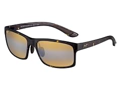 Maui Jim Unisex Pokowai Arch Polarized Rectangular Sunglasses
