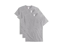 Hanes Mens Pocket Tee Oxford (S)