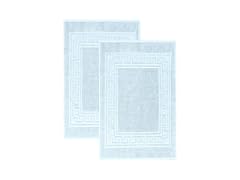Superior Heavyweight Cotton Bath Mats, Set of 2, 22" x 35", Light Blue
