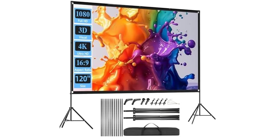 SCREENMAX Projector Screen with Stand