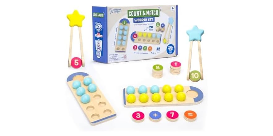 Educational Insights Count & Match Wooden Set Deal at Woot: $14.99