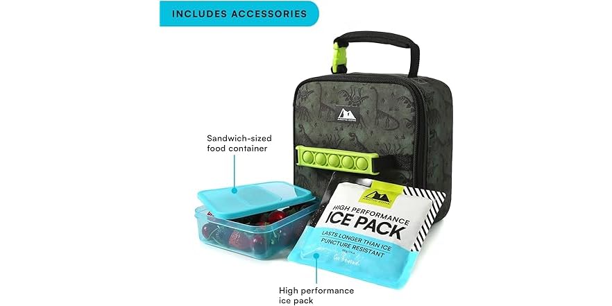 Arctic Zone Pop-it Kids Lunch Box Combo