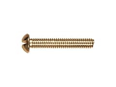 Brass Machine Screw, 1/4-20 x 2"