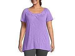 Just My Size Jersey Tunic (3X) Purple