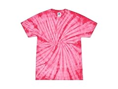 Colortone (XXL) 100% Cotton Spider Tie Dye Pink
