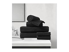 Nine West Sofia Bath Towel 6-Piece Set Black