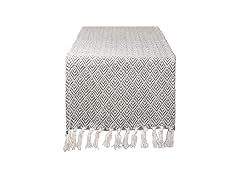 DII Braided Farmhouse Table Runner, 15 x 72 inches