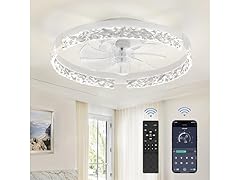 LEDIARY 20In Low Profile Ceiling Fan