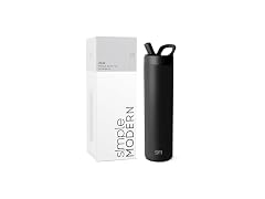 Simple Modern Insulated Water Bottle| 24oz | Black