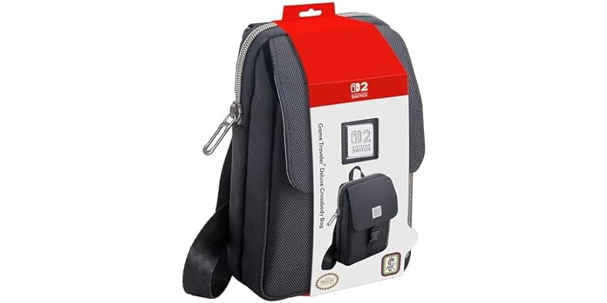 Game Traveler Deluxe Crossbody Bag for Nintendo Switch