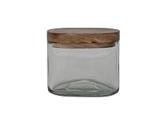 Creative Co-Op 1 Cup Hand-Blown Glass Jar 