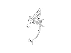 W Weilirian Gothic Elf Fairy Cuff Earrings