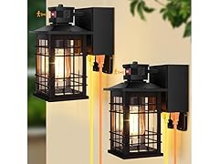 Porch Lights, Motion Sensor Dusk to Dawn