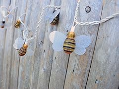 Honey Bee String Lights; 10 Count 8'L