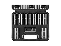 VEVOR 3/8" Drive 11 Piece Deep Socket Set