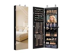 Black Jewelry Armoire Organizer