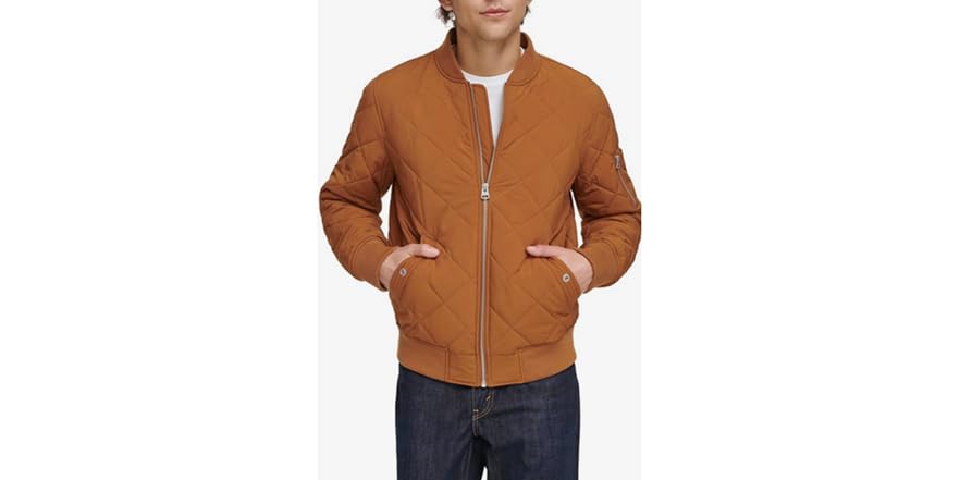 Levi’s Damen Diamond Quilted Bomber Jacket – Klassische Steppjacke Mit Reißverschluss & Gerippten Bündchen