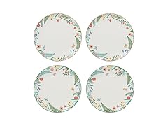 Oneida Dinnerware Set, First Blooms 4-Piece Accent Plates