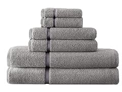 Spa Collection 6Pc 100% Cotton Towel Set