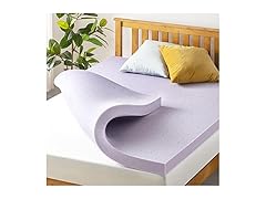Mellow 3 Inch Ventilated Memory Foam Mattress Topper