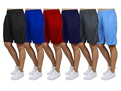 5Pk Womens Moisture Wicking Mesh Shorts