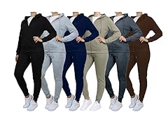 Womens Fleece-Lined Zip Hoodie & Jogger Set