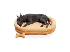 CWAWZ Brown XXL Orthopedic Dog Bed 53"