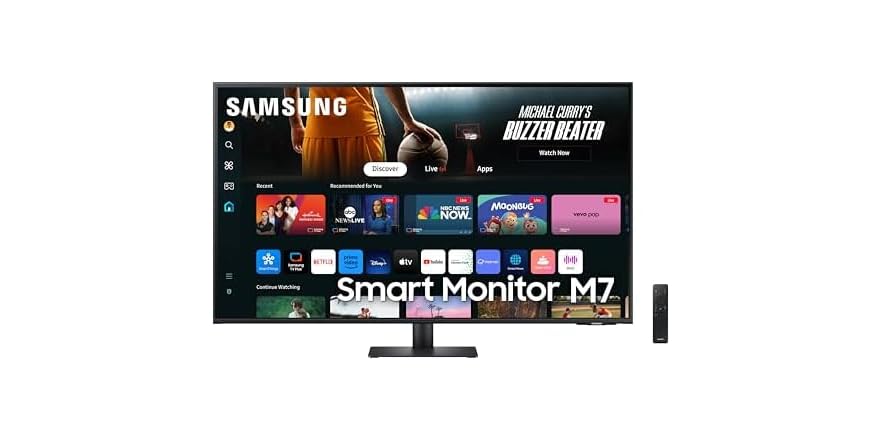 Samsung 43" Smart M7 4K Monitor | LS43DM702UNXGO