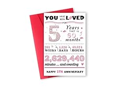 ATTLVV 5 Year Anniversary Card Gifts