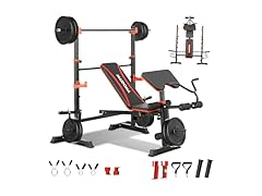 Weight Bench Set W/ Squat Rack