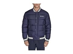 Champion Men's Varsity Bomber Puffer Jacket