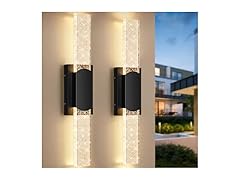 BesLowe Wall Lights, 23.5" LED Sconce 2Pk