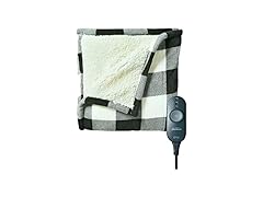 Sunbeam Microplush Sherpa Heated Throw