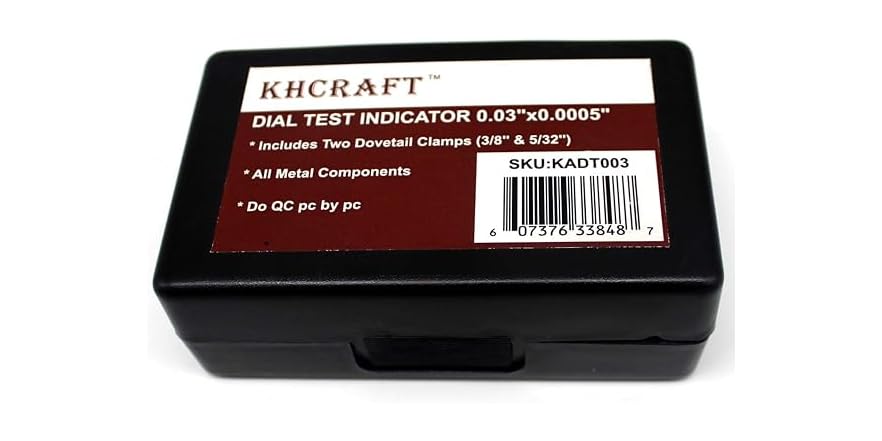KHCRAFT Dial Test Indicator w/Clamps