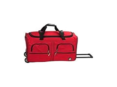 Rockland Rolling Duffel Bag Red
