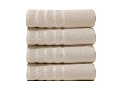 Hearth & Harbor Bath Towels for Bathroom - 100% Cotton