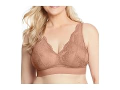 Glamorise Women (46D) Lace Plunge Bralette