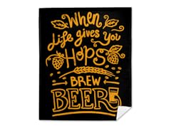 "When Life Gives You Hops" Mink Fleece Blanket
