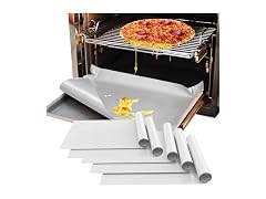 Demiwise 5 Pack Silver Oven Liners