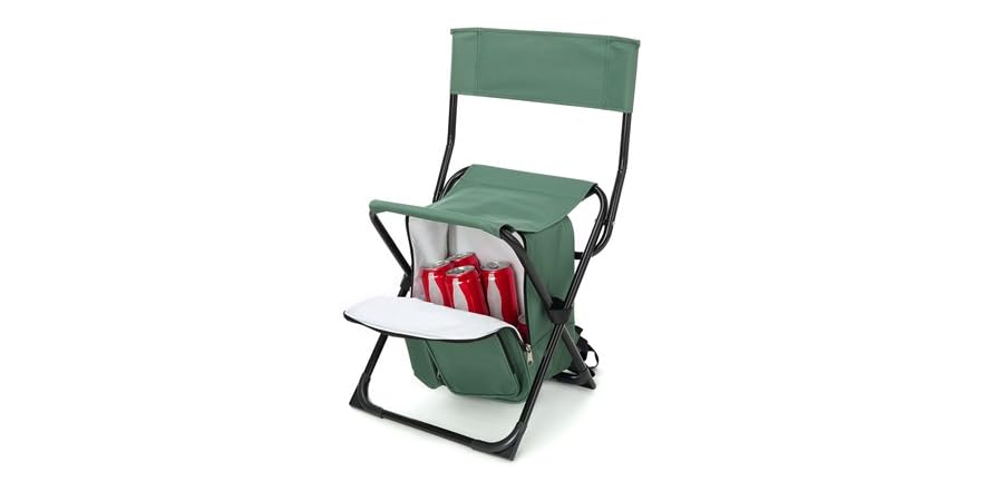Arrowhead Outdoor Backrest Stool with Cooler Bag for $29.99 at Woot