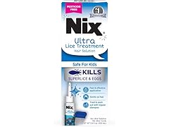 Nix 3.4 Fl Oz 2 Pack Ultra Lice Treatment & Lice Comb