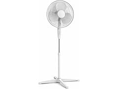 J&V Textiles 16" Oscillating Fan with Remote