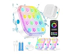 Purhem Pool Lights, Rechargeable