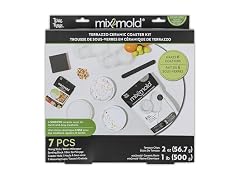 Brea Reese Mix2Mold Terrazzo Ceramic Coaster Kit