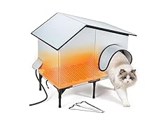Txunocy Heated Outdoor Cat House