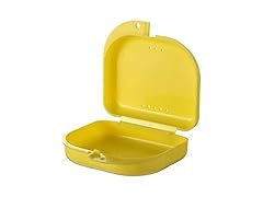 AKOAK Denture Case 2pc Yellow