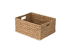 JS HANGER Large Woven Rattan Storage Basket 